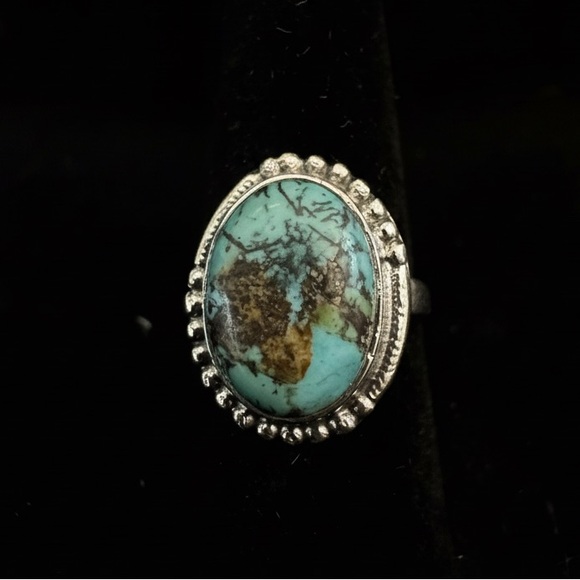 Jewelry - Sterling Silver genuine kingman Turquoise Ring
